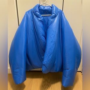 Blue Yeezy Gap Puffer, size XL